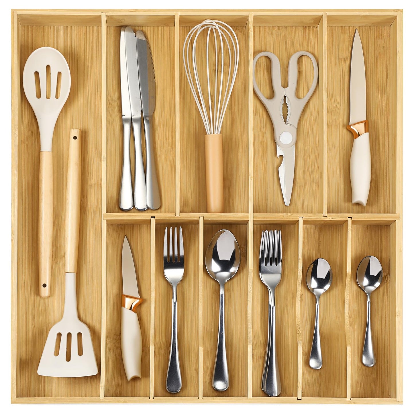 Fabsome Silverware Drawer Organizer