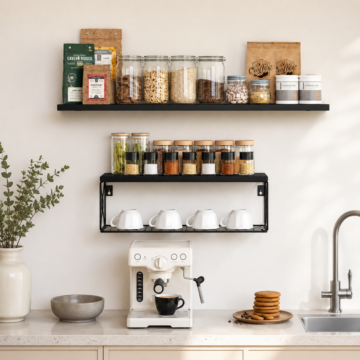 2-Tier Under Sink Organizer with Sliding Drawer