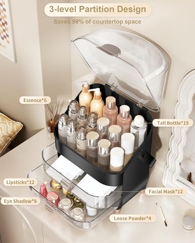Countertop Cosmetic Organizer Storage Box
