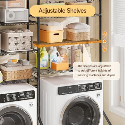 6-Tier Over Washer Dryer Storage Shelf