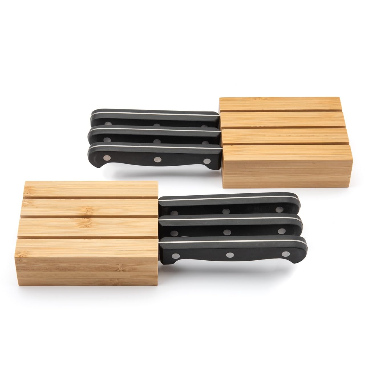 Purawood Bamboo Drawer Organizer