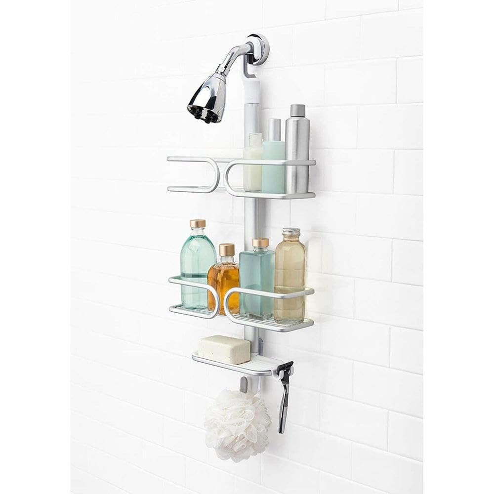 OXO Good Grips Rustproof Compact Aluminum Shower Caddy