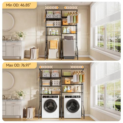 6-Tier Over Washer Dryer Storage Shelf