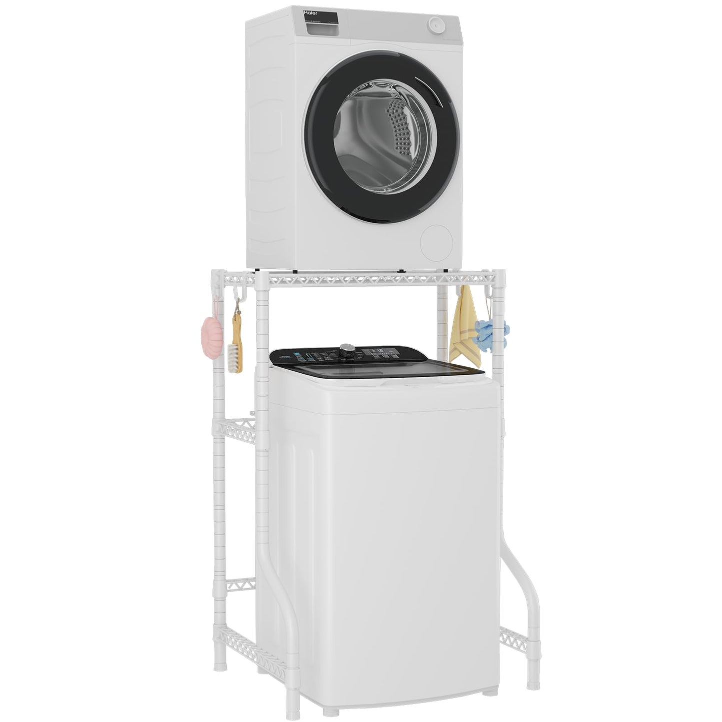 Washer Dryer Stacking Rack Organizer