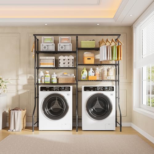 6-Tier Over Washer Dryer Storage Shelf