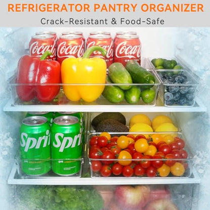 Clear Drawer Organizer Trays with Dividers