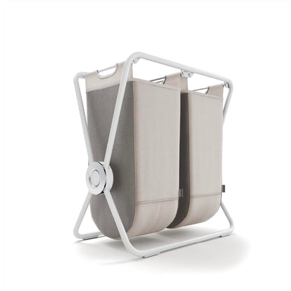 Double X-Frame Laundry Hamper with Removable Bags