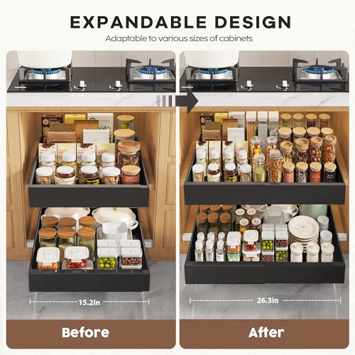 Pull Out Cabinet Organizer Drawer