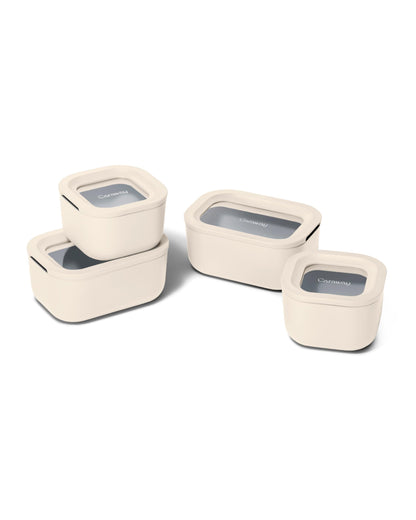 Glass Food Storage Set with Lids
