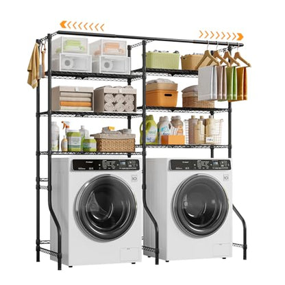 6-Tier Over Washer Dryer Storage Shelf