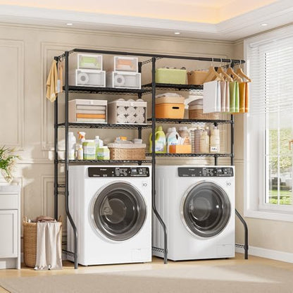 6-Tier Over Washer Dryer Storage Shelf