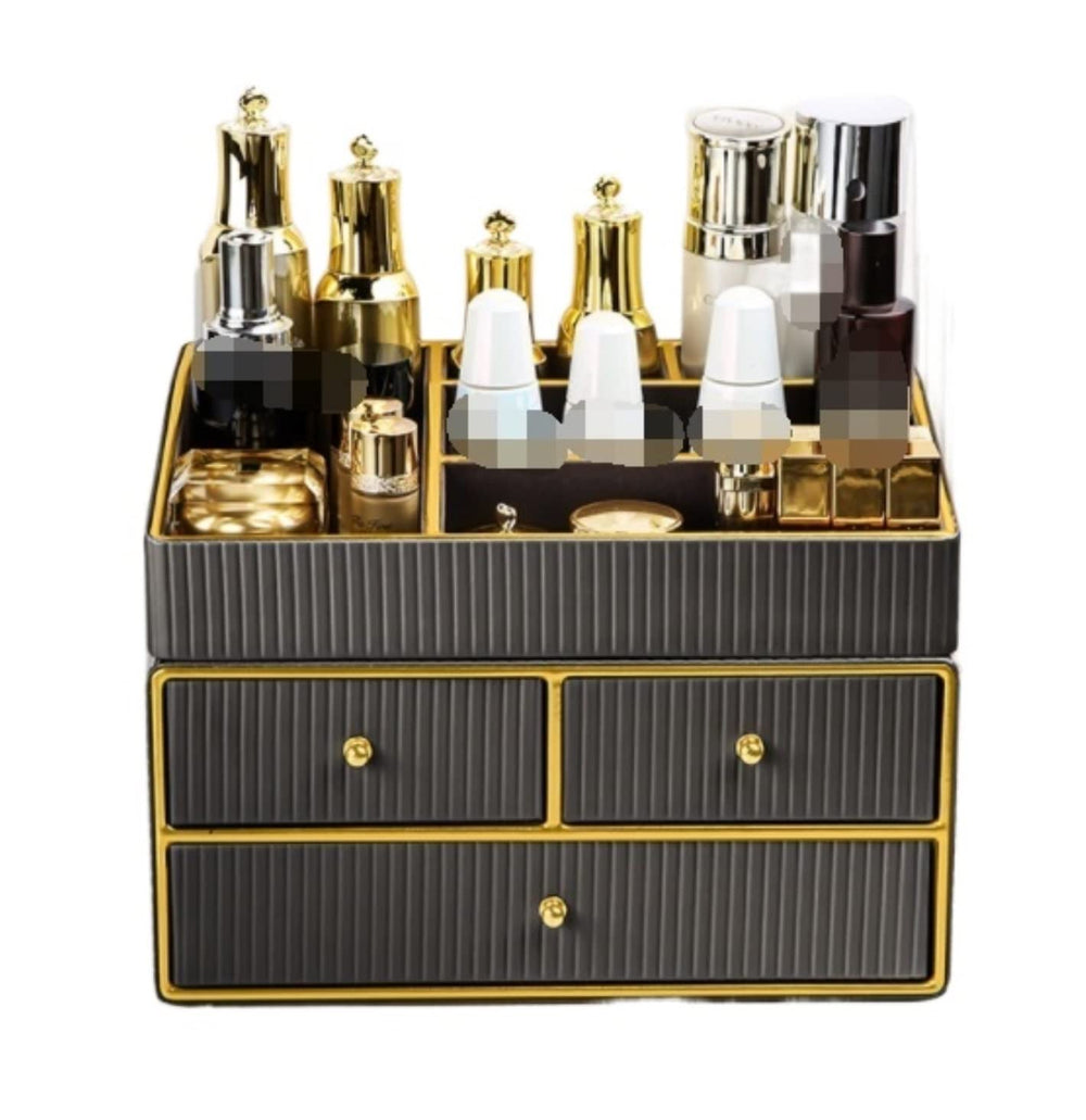 Multi-Layer Cosmetic Organizer with Drawers