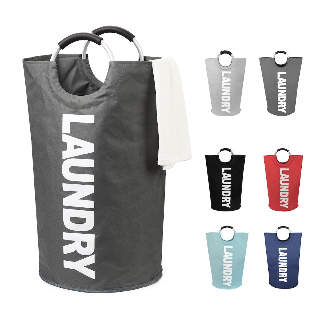 Large Collapsible Laundry Hamper Basket