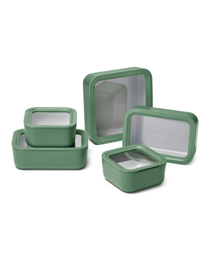 Glass Food Storage Set with Lids