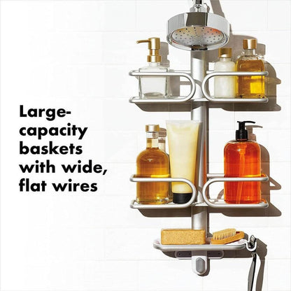 OXO Good Grips Rustproof Compact Aluminum Shower Caddy