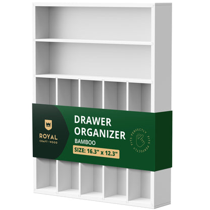 Bamboo Kitchen Drawer Organizer Tray