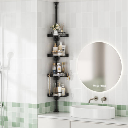 Tension Pole Shower Caddy with Shelves