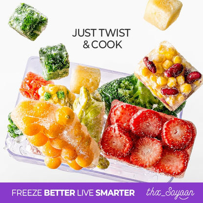 Freezer Food Storage Containers with Lids