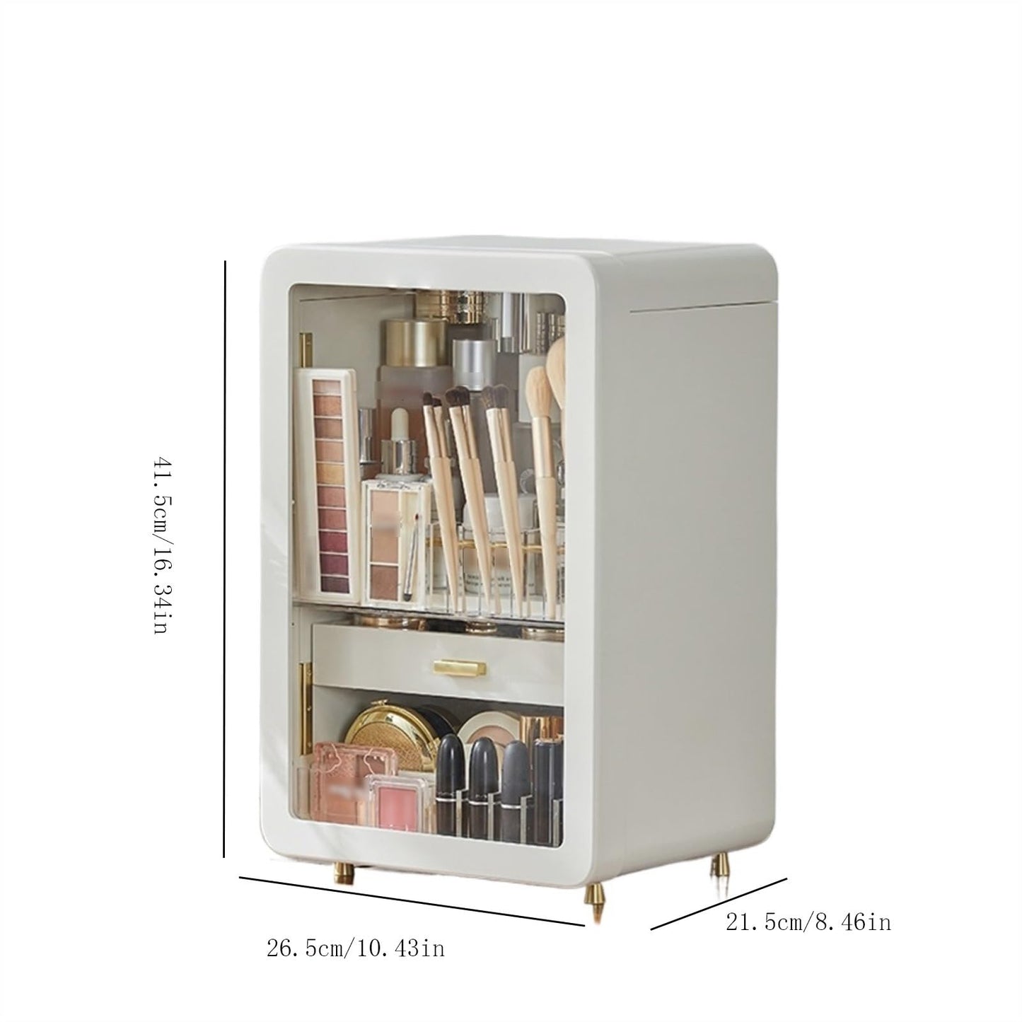 Large Dustproof Cosmetic Organizer Box