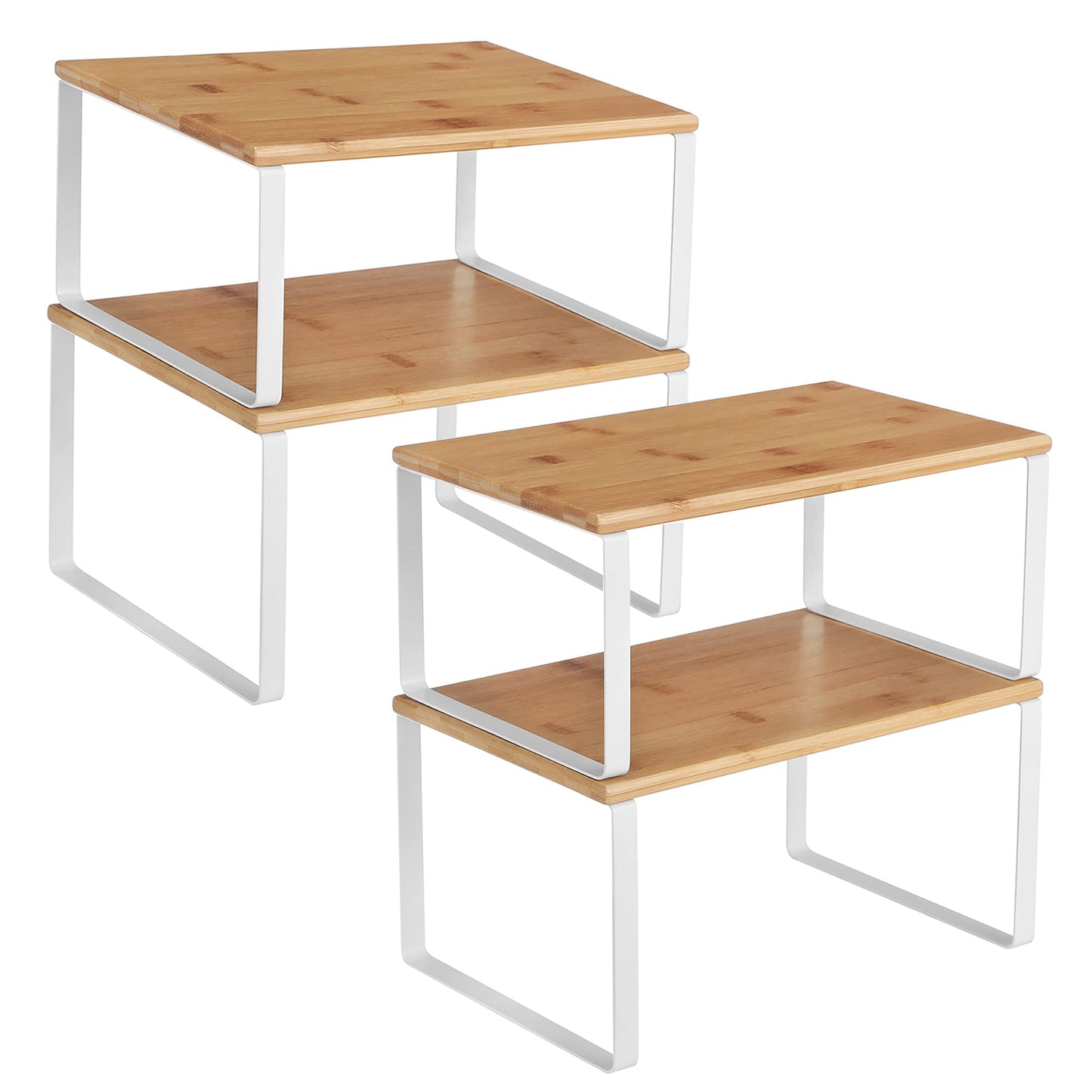 Kitchen Cabinet Organizer Shelf Set