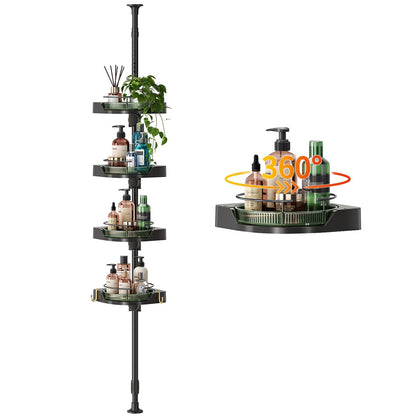 Tension Pole Shower Caddy with Shelves