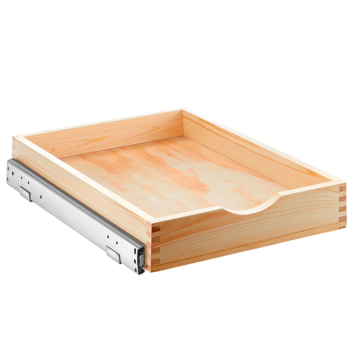 Wooden Pull Out Cabinet Organizer Tray