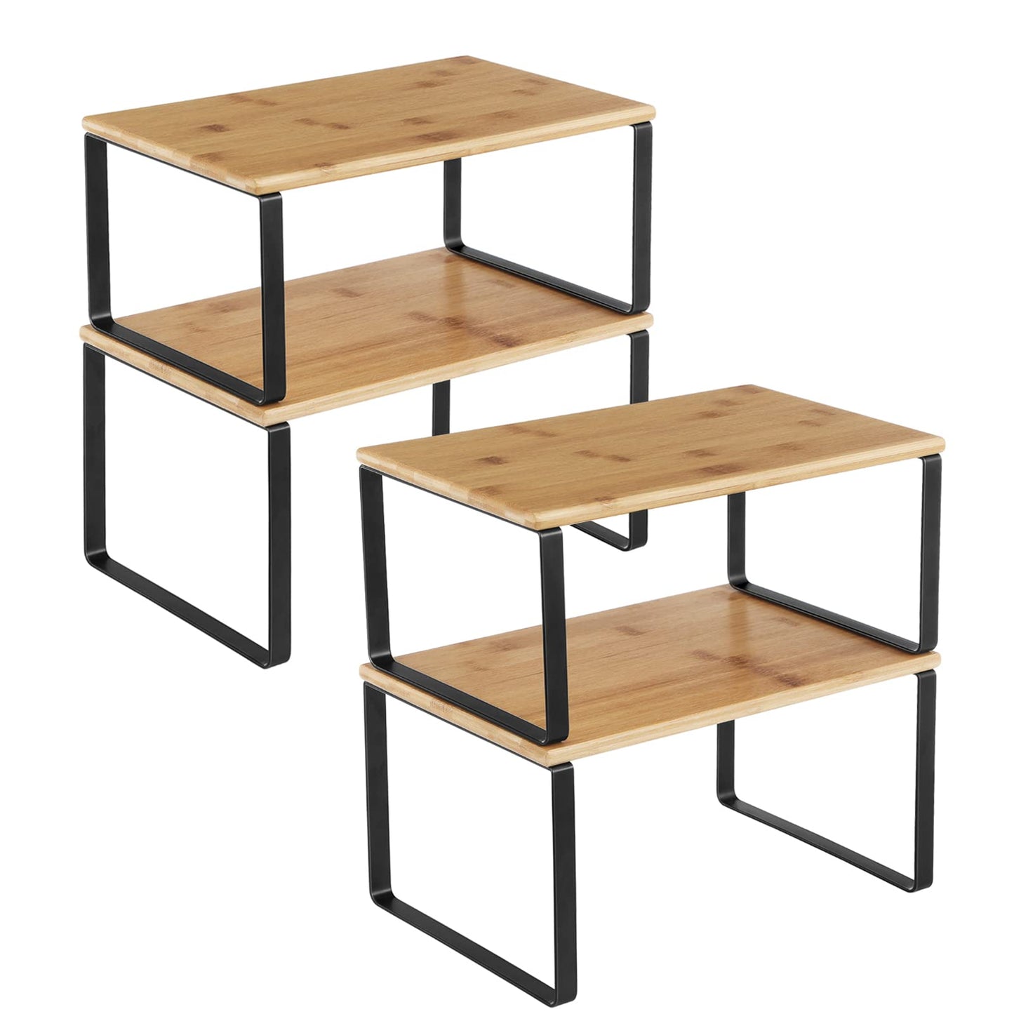 Kitchen Cabinet Organizer Shelf Set