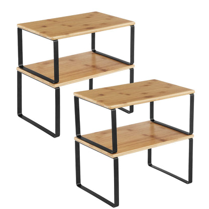 Kitchen Cabinet Organizer Shelf Set