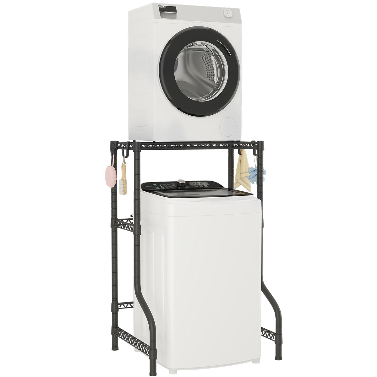Washer Dryer Stacking Rack Organizer
