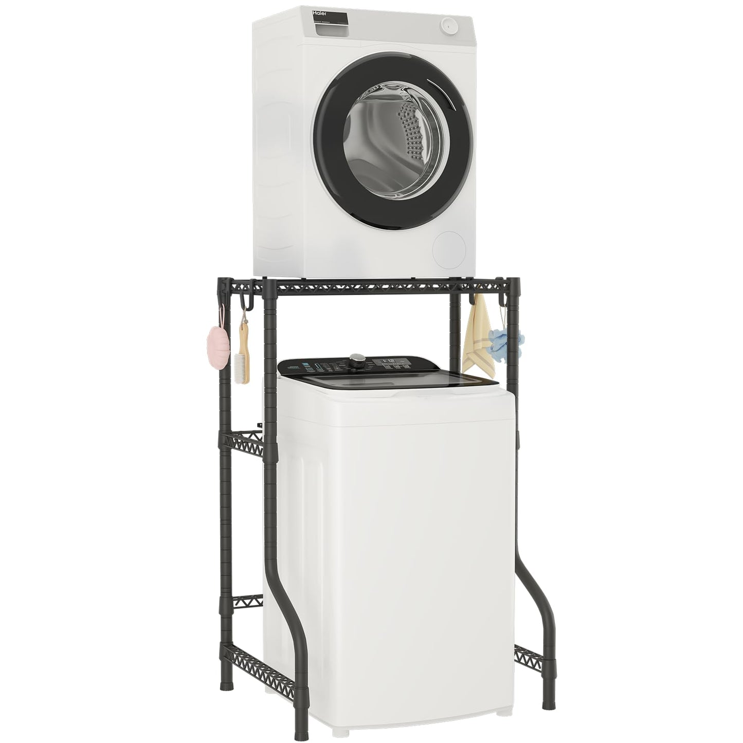 Washer Dryer Stacking Rack Organizer