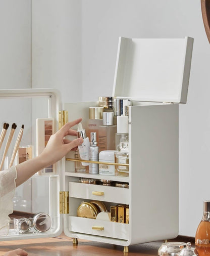 Large Dustproof Cosmetic Organizer Box