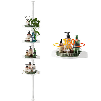 Tension Pole Shower Caddy with Shelves