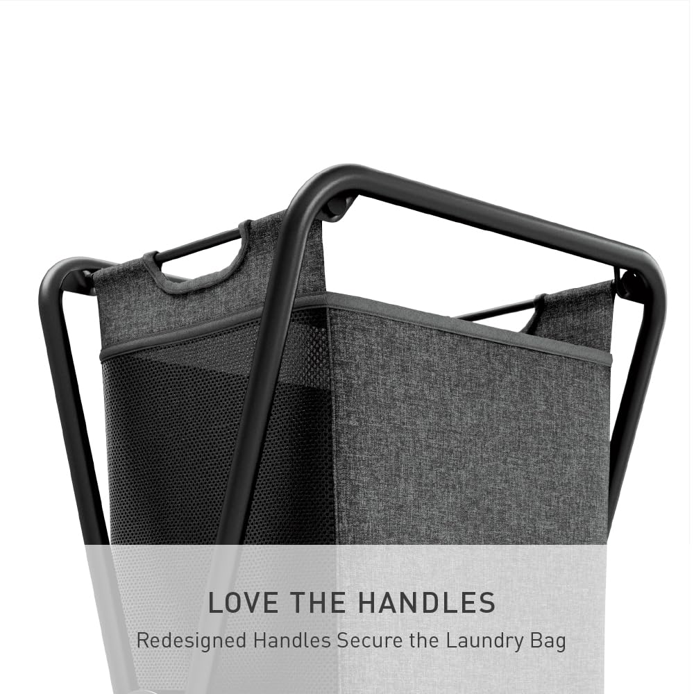 Double X-Frame Laundry Hamper with Removable Bags