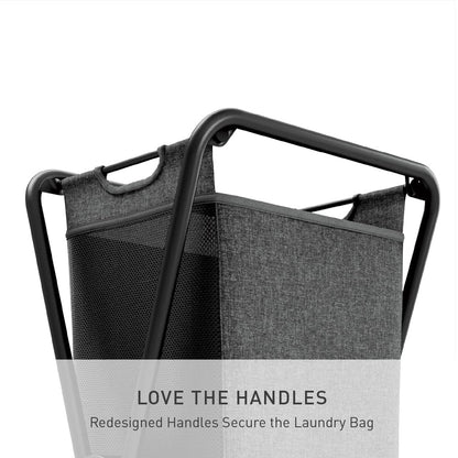 Double X-Frame Laundry Hamper with Removable Bags