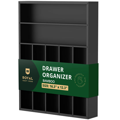Bamboo Kitchen Drawer Organizer Tray