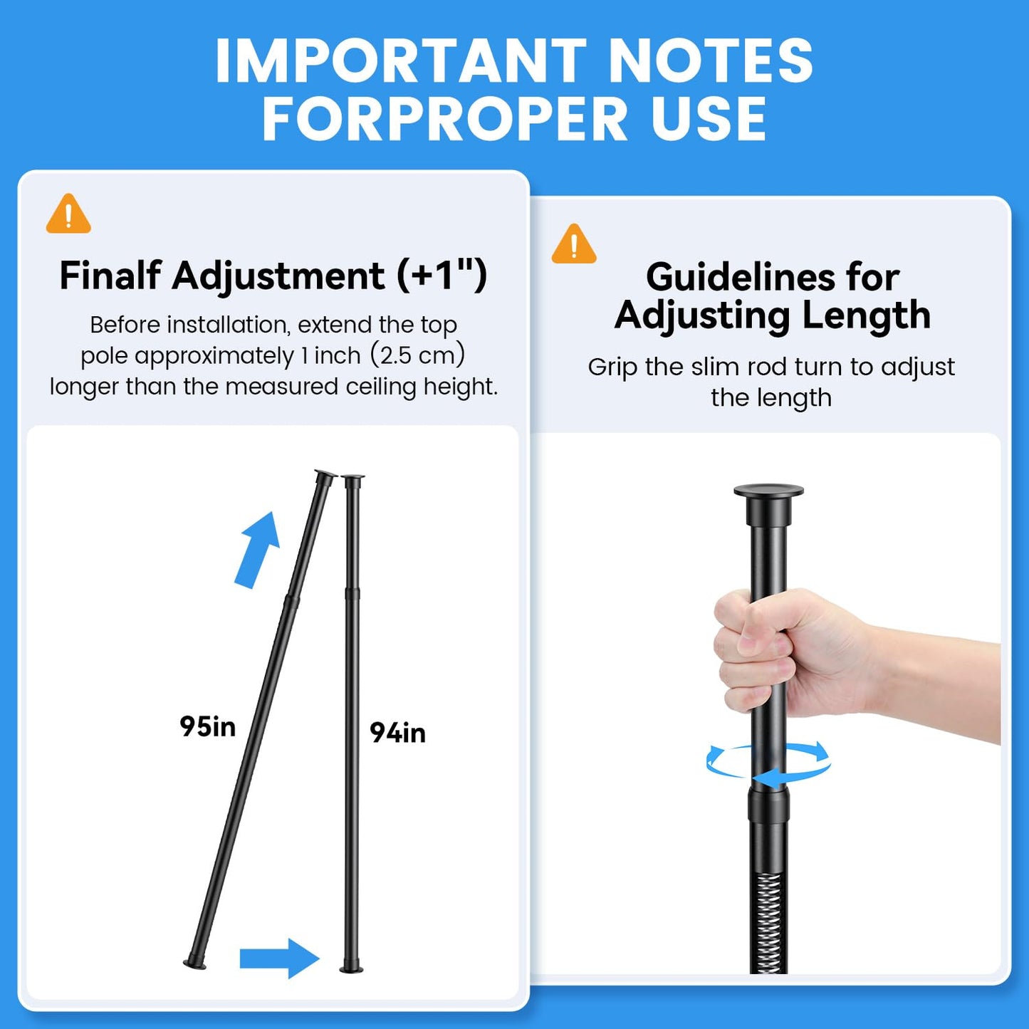 4 Tier Tension Pole Shower Caddy with Adjustable Shelves