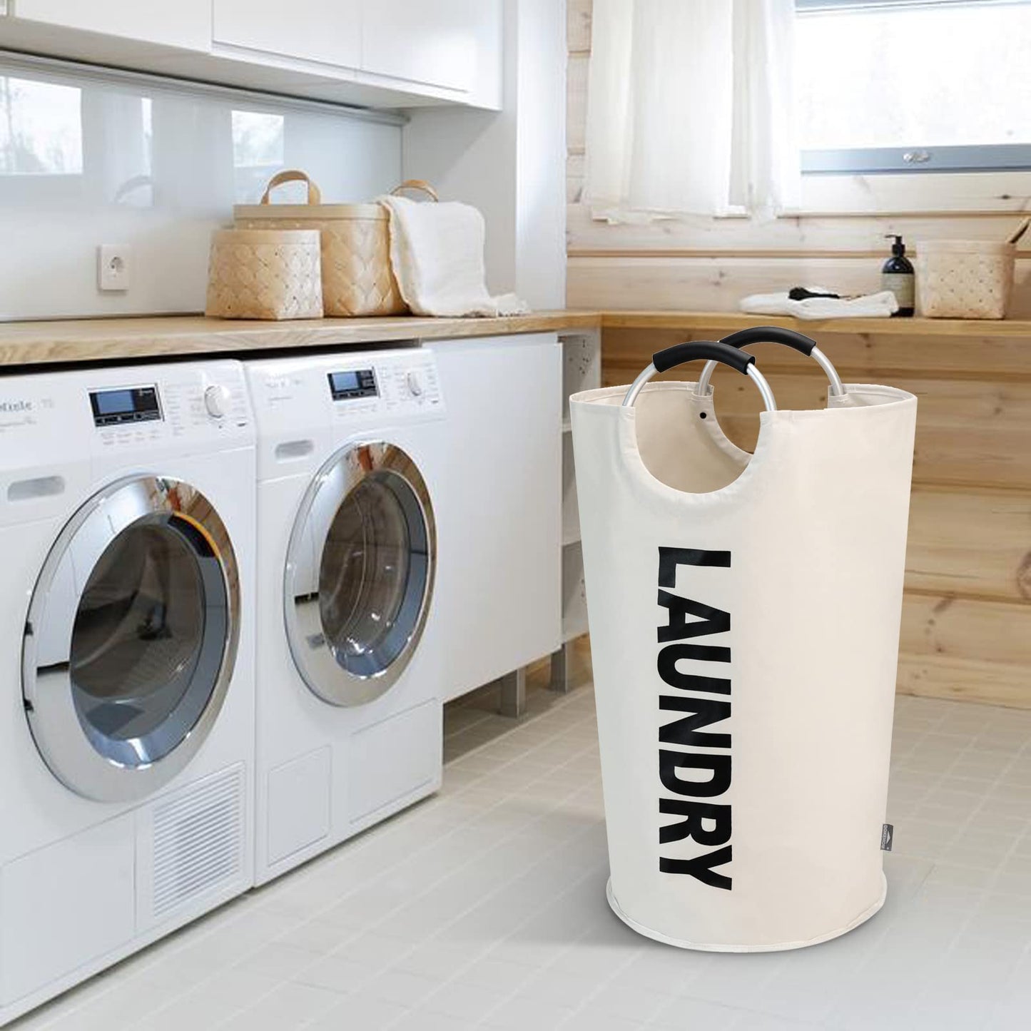 Large Collapsible Laundry Hamper Basket