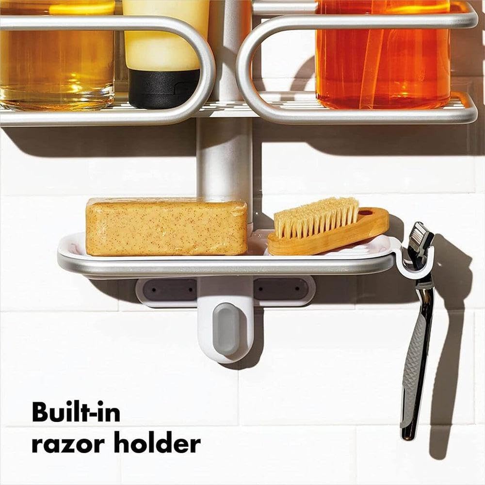 OXO Good Grips Rustproof Compact Aluminum Shower Caddy