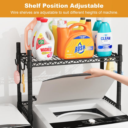 Washer Dryer Stacking Rack Organizer