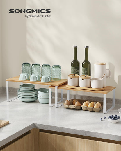Kitchen Cabinet Organizer Shelf Set