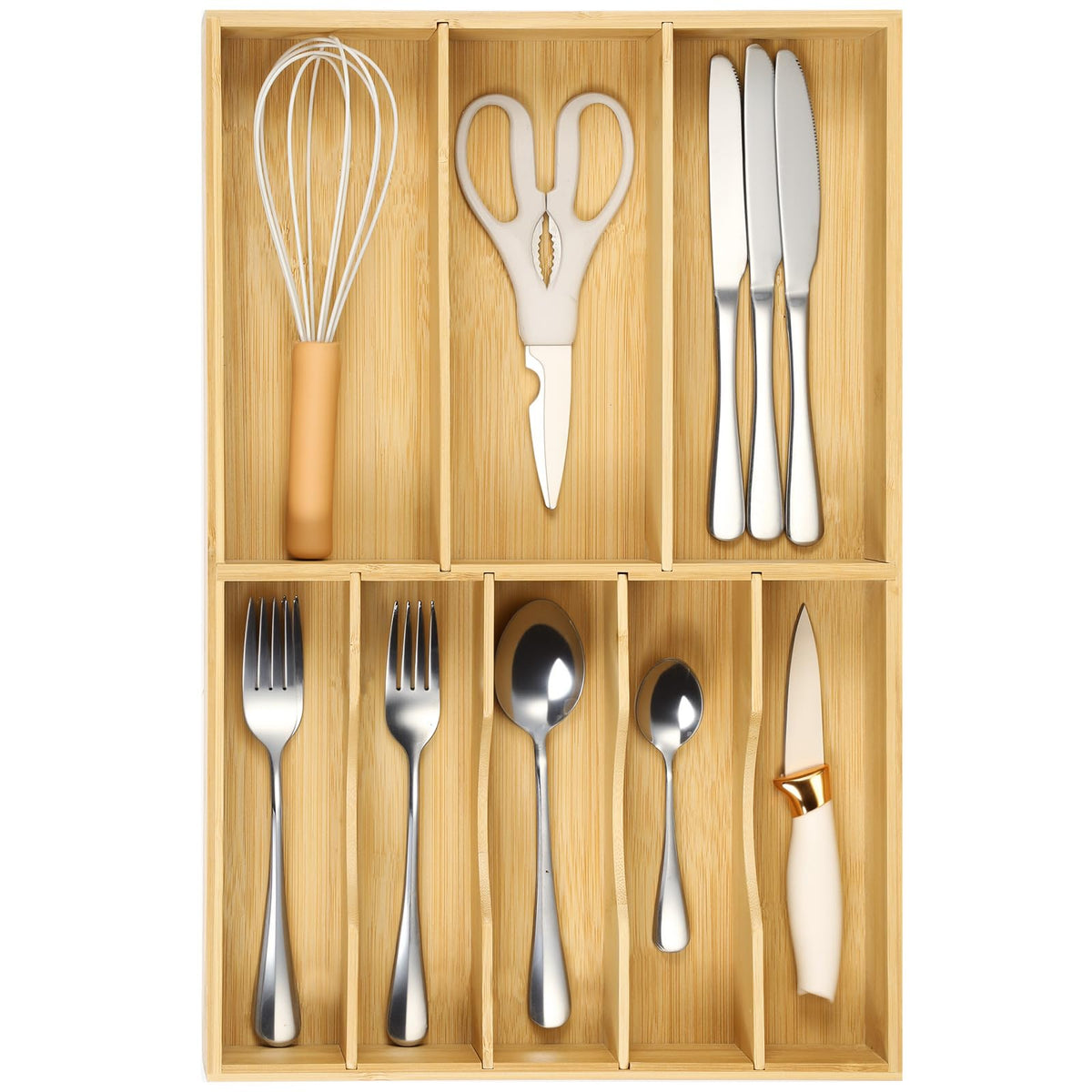 Fabsome Silverware Drawer Organizer