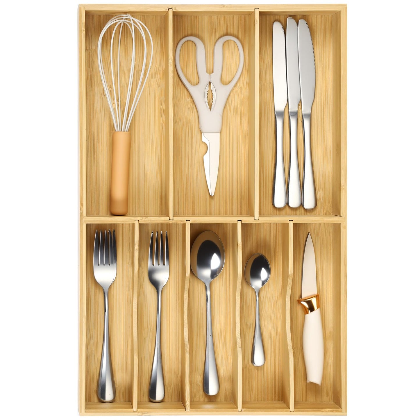 Fabsome Silverware Drawer Organizer