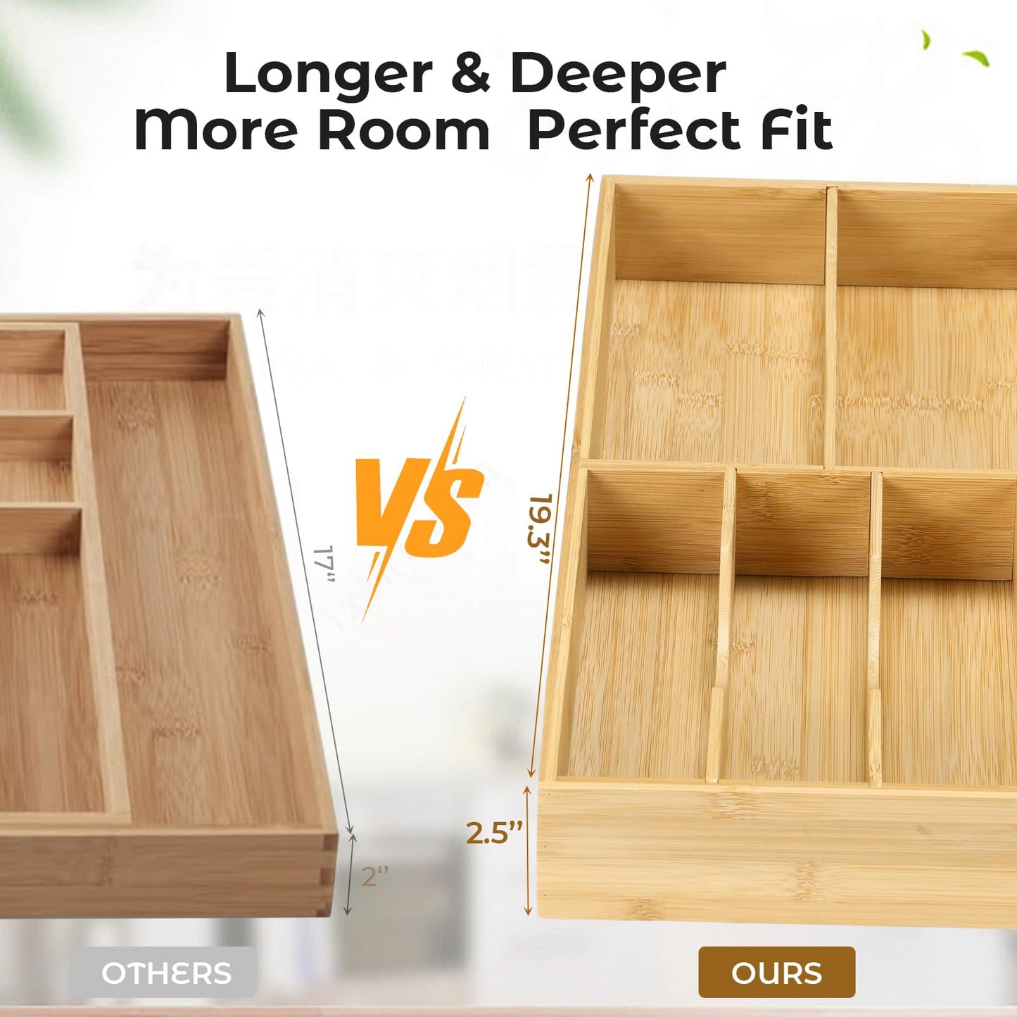 Fabsome Silverware Drawer Organizer
