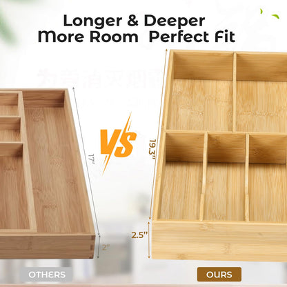 Fabsome Silverware Drawer Organizer