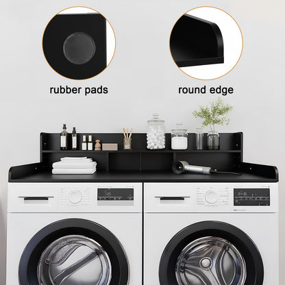 Washer Dryer Countertop with Storage Shelf