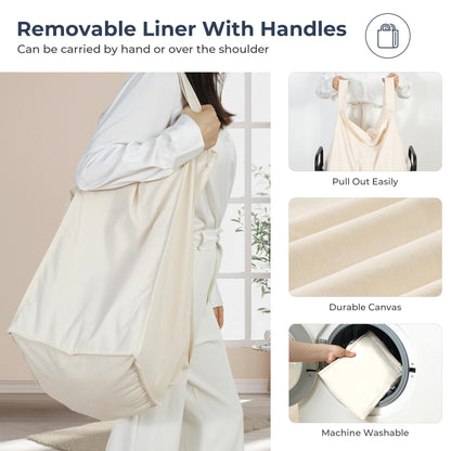 Laundry Hamper with Removable Bag
