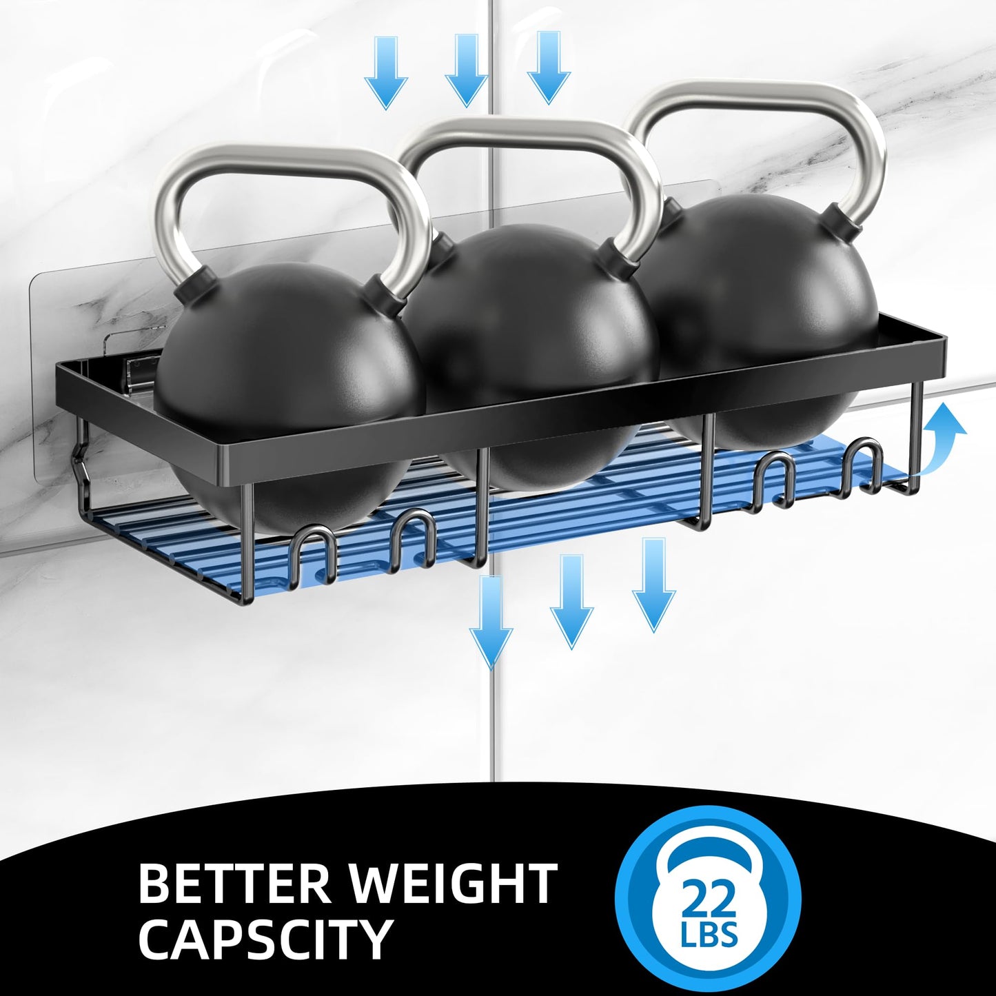 Self Adhesive Shower Caddy Shelf Organizer
