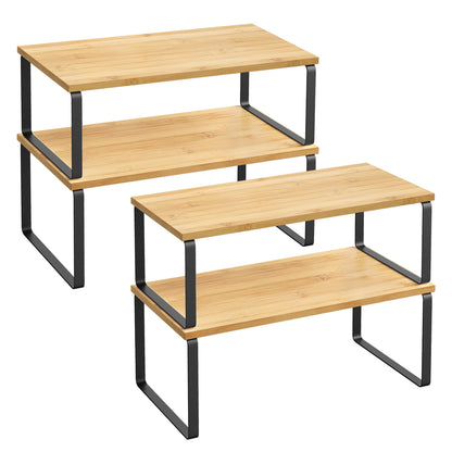 Kitchen Cabinet Organizer Shelf Set