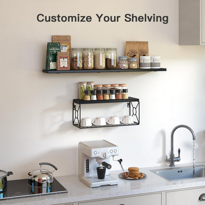 Amada Bathroom Shelves Over Toilet with Storage Basket