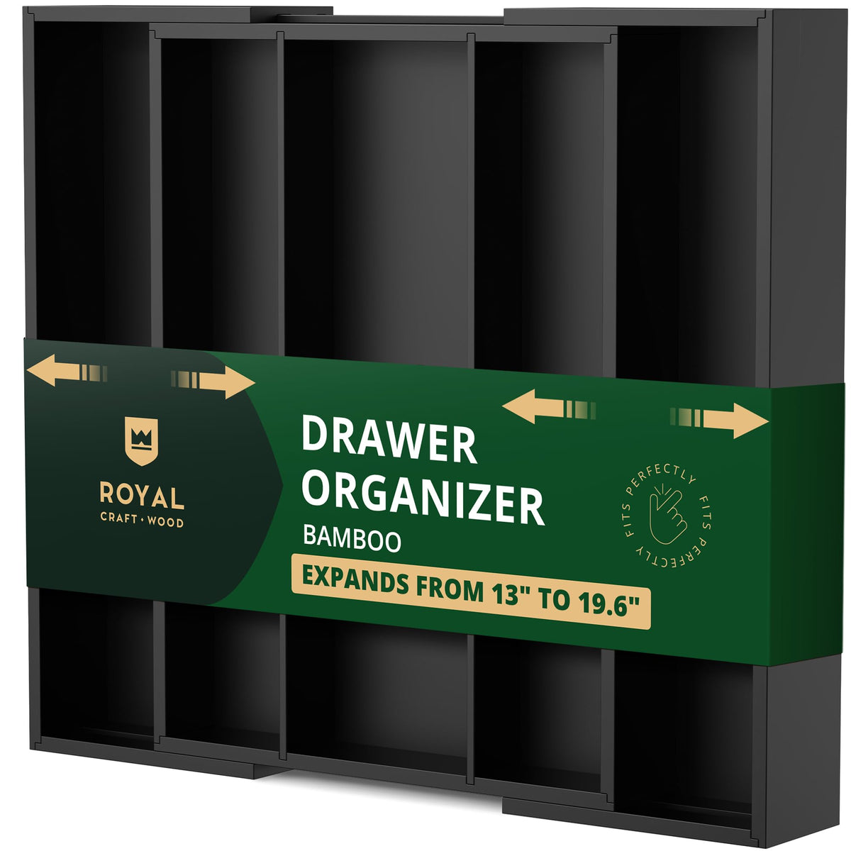 Bamboo Kitchen Drawer Organizer Tray
